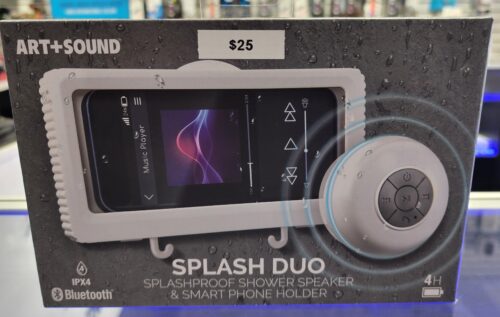 NEW ART+SOUND SPLASH DUO SPEAKER & OHONE HOLDER 