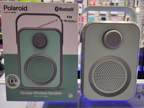 NEW POLAROID VINTAGE  LOUD BLOUTOOTH SPEAKER