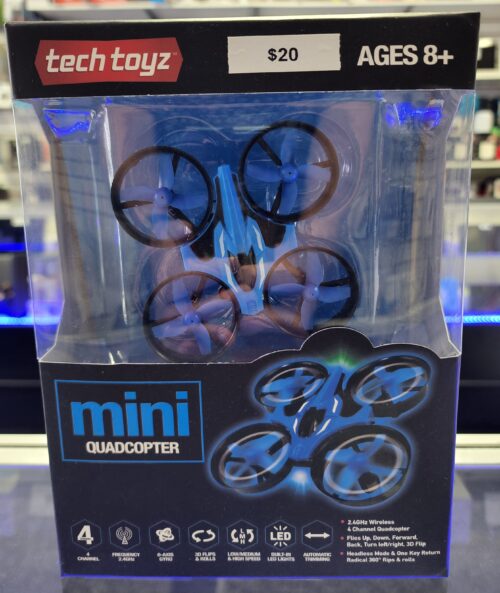 NEW TECH TOYZ MINI QUADCOPTER AGES 8+