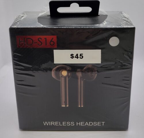TOTALLY WIRELESS HD S16 HEADSET WITH NOICE CANCELATION