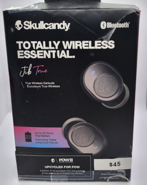 NEW TOTALLY WIRELESS SKULLCANDY ESSENTIAL JIB TRUE