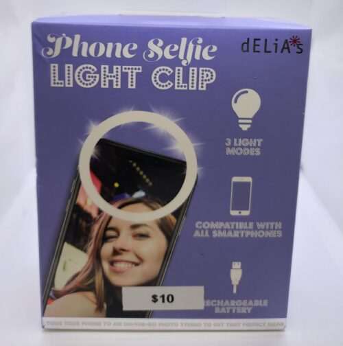 NEW PHONE SELFIE DELIAS LIGHT CLIP 
