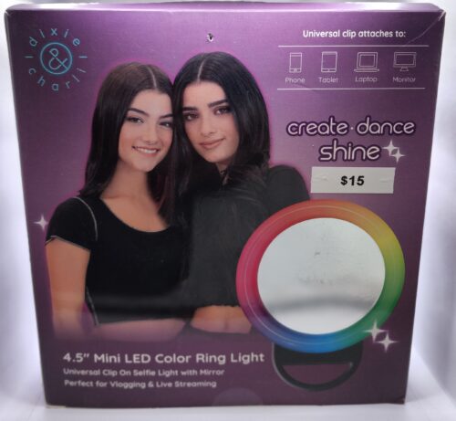NEW 4.5 MINI LED COLOR RING LIGHT 