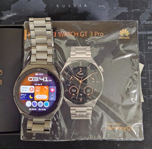 💥💫LIKE NEW HUAWEI WATCH GT3 PRO 46MM TITANIUM 💫💥