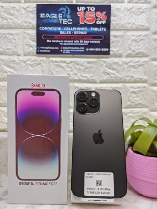 APPLE IPHONE 14 PRO MAX 512GB FACTORY UNLOCKED