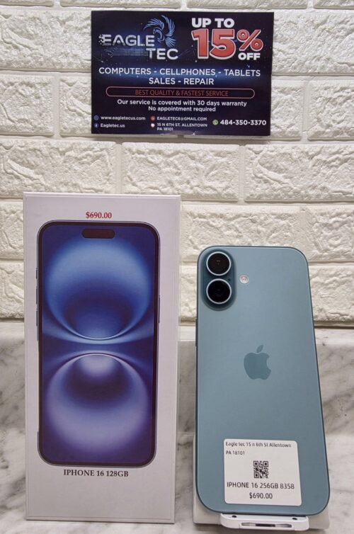 APPLE IPHONE 16 256GB FACTORY UNLOCKED